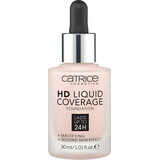 Catrice HD Liquid Coverage foundation 002 Porcelain Beige, 30 ml