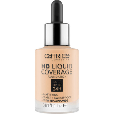 Fondotinta Catrice HD Liquid Coverage 005 Ivory Beige, 30 ml