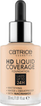 Fond de teint liquide Catrice HD 005 beige ivoire, 30 ml