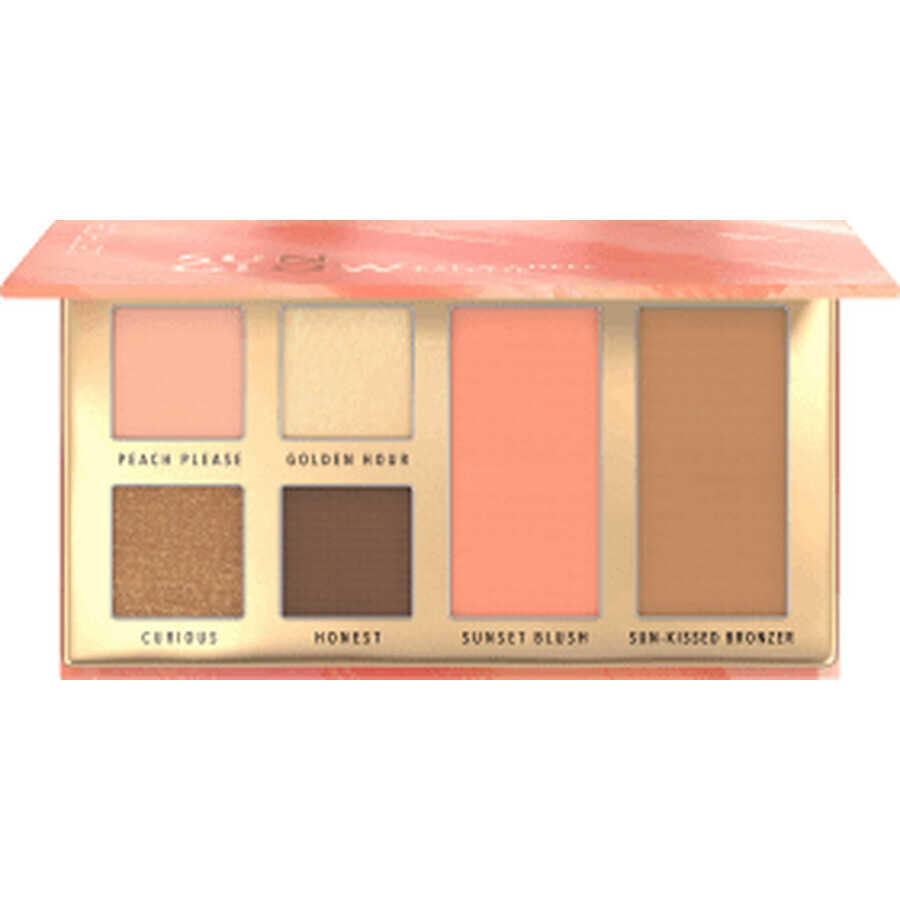 Catrice Sun Glow eyeshadow palette and cheek, 10 g