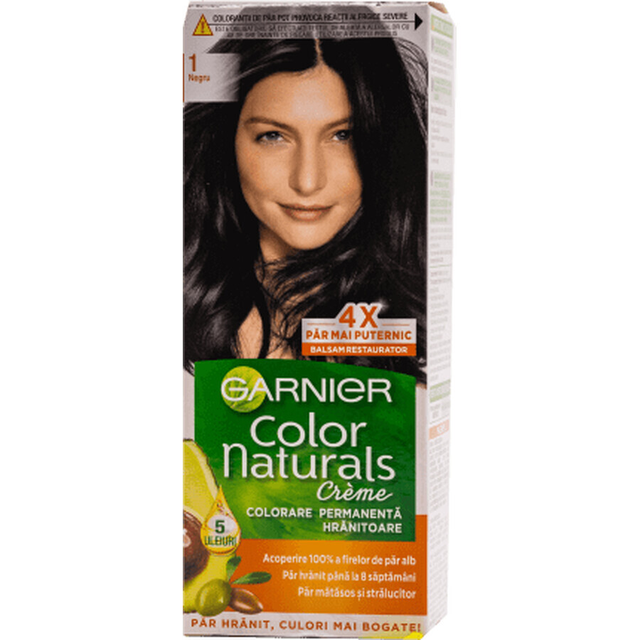 Color Naturals Colorant permanent pour cheveux 1 noir, 1 pc