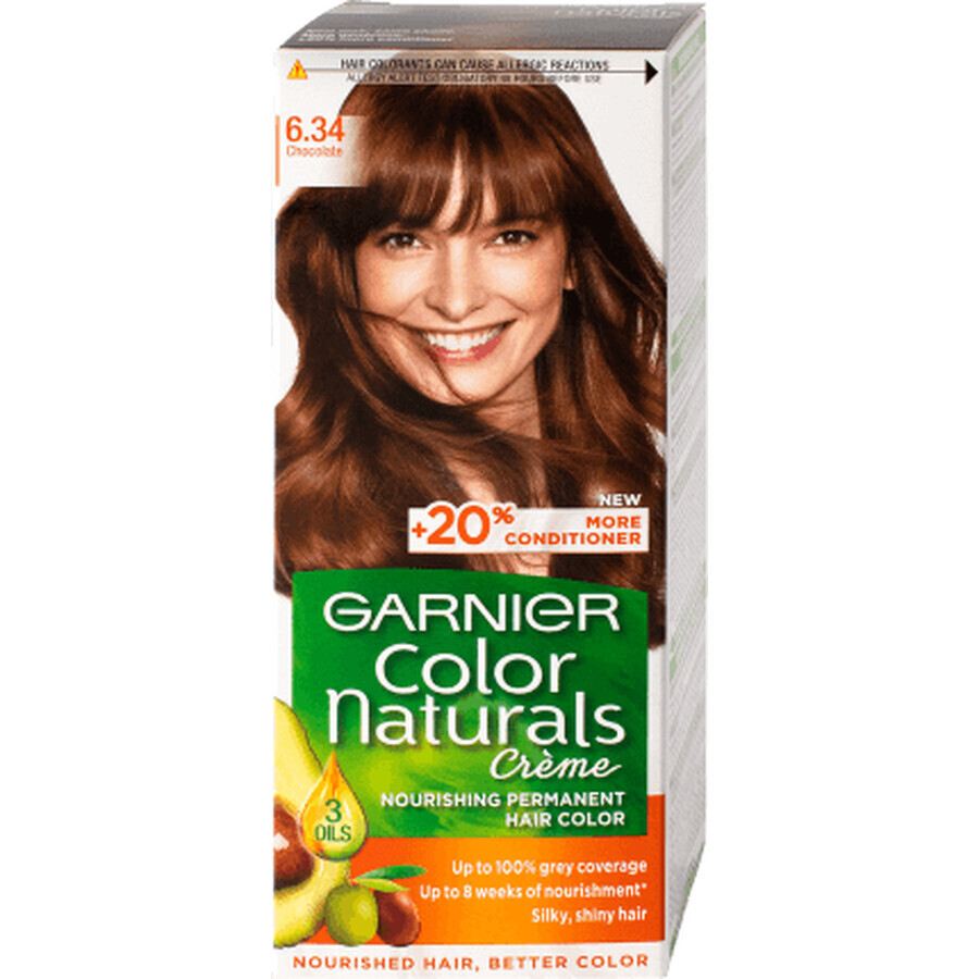 Color Naturals Tintura permanente per capelli 6.34 Biondo scuro dorato, 1 pz