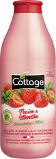 Cottage Aardbei &amp;amp; Munt Douchegel &amp;amp; Badmelk 750ml