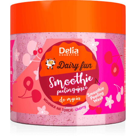 Dairy Fun scrub da bagno alla ciliegia, 350 ml