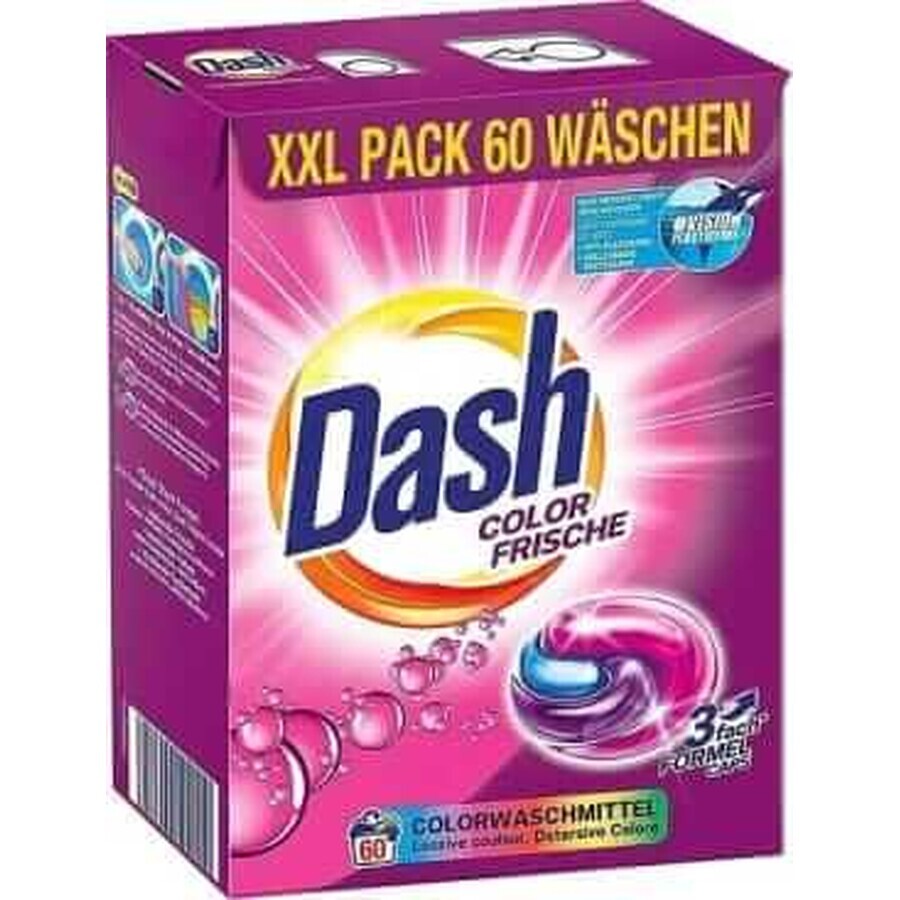 Dash Frisbees wasmiddel 60 wasbeurten, 60 stuks
