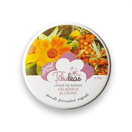 Balsamcreme mit Ringelblume und Cathine, 30 g, Tibuleac Plant