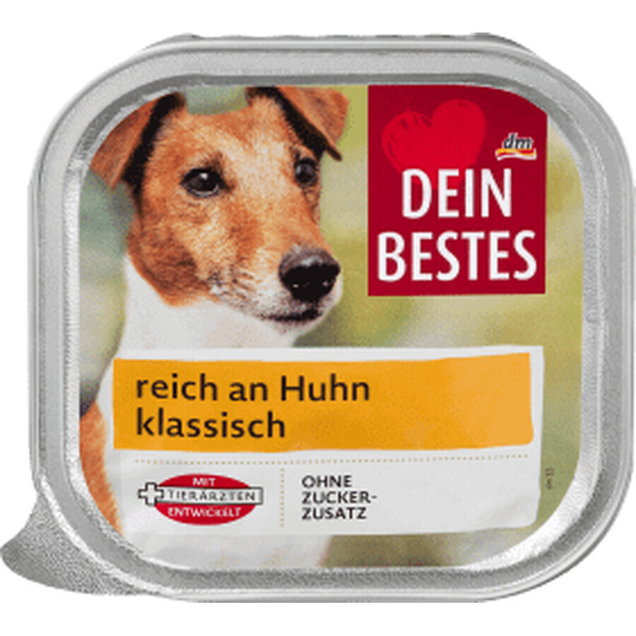 Dein Bestes Hundefutter mit viel Hühnerfleisch, 300 g