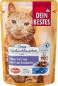 Dein Bestes Wet kattenvoer met vis, 100 g