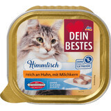 Dein Bestes Farce humide au poulet et au lait pour chats, 100 g