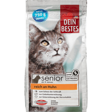 Dein Bestes Cibo secco per gattini anziani, 750 g