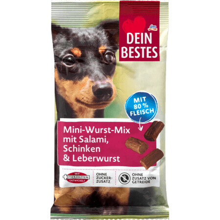 Dein Bestes mini-worstmix, 60 g