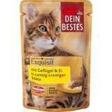 Dein Bestes pouch nat kattenvoer gevogeltevlees&amp;of, 85 g