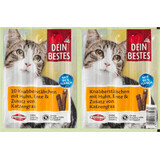 Snack per gatti Dein Bestes con carne di pollo e anatra, 50 g