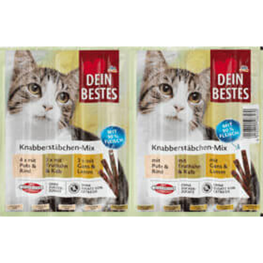 Mix di snack per gatti Dein Bestes, 10 pz