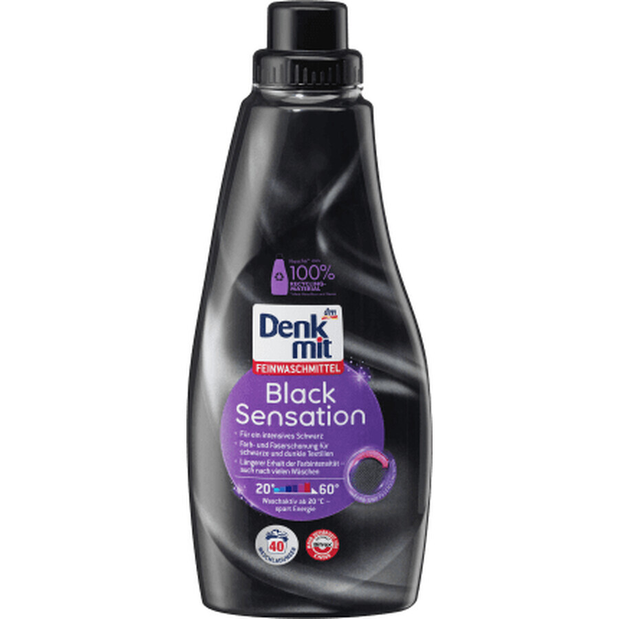 Denkmit Detergent pentru rufe delicate negre 40 spălări, 1 l