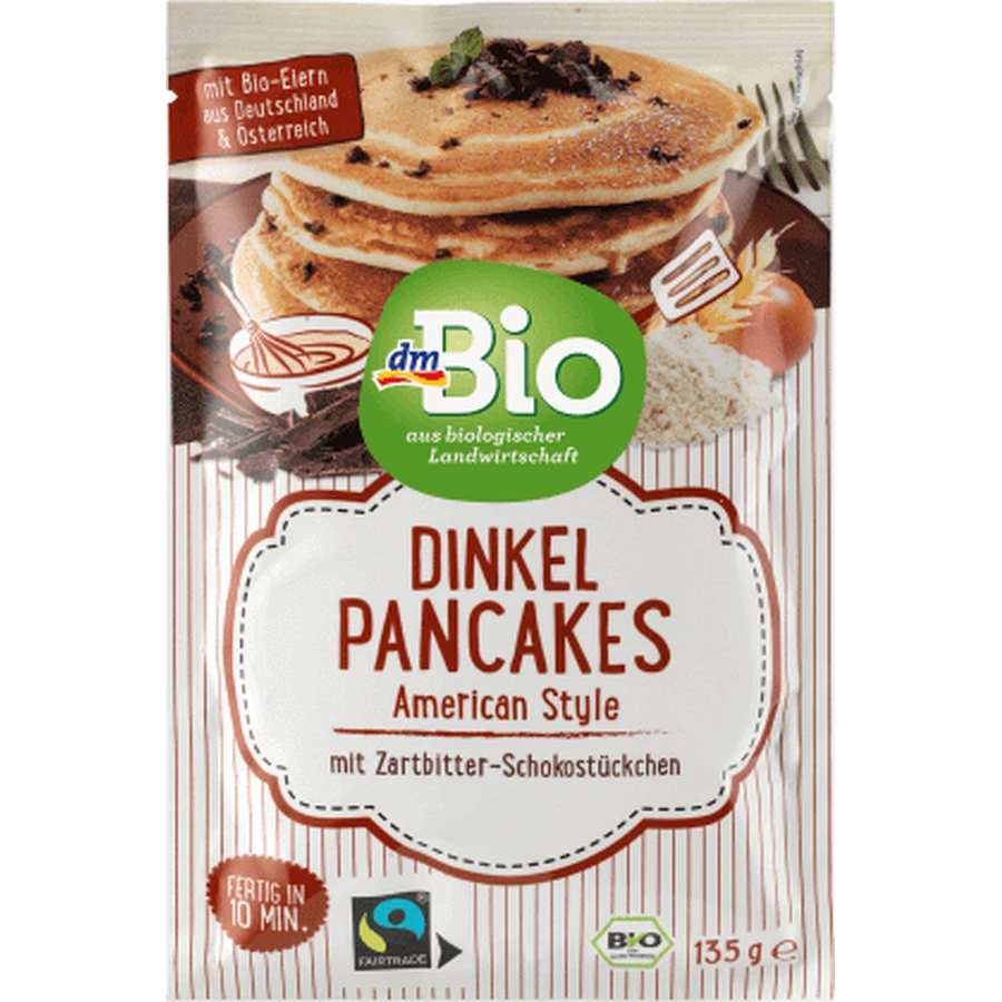 DmBio Pancake mix, 135 g