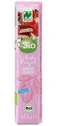 DmBio melkchocoladereep met yoghurt en frambozen, 37,5 g
