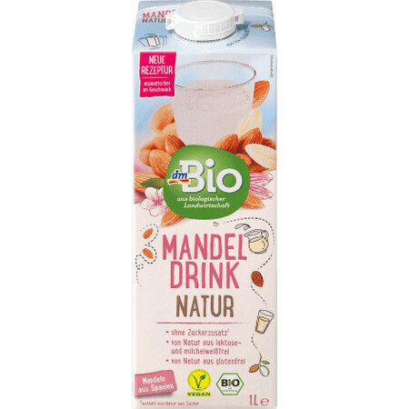 DmBio Natural Almond Drink ECO, 1 l