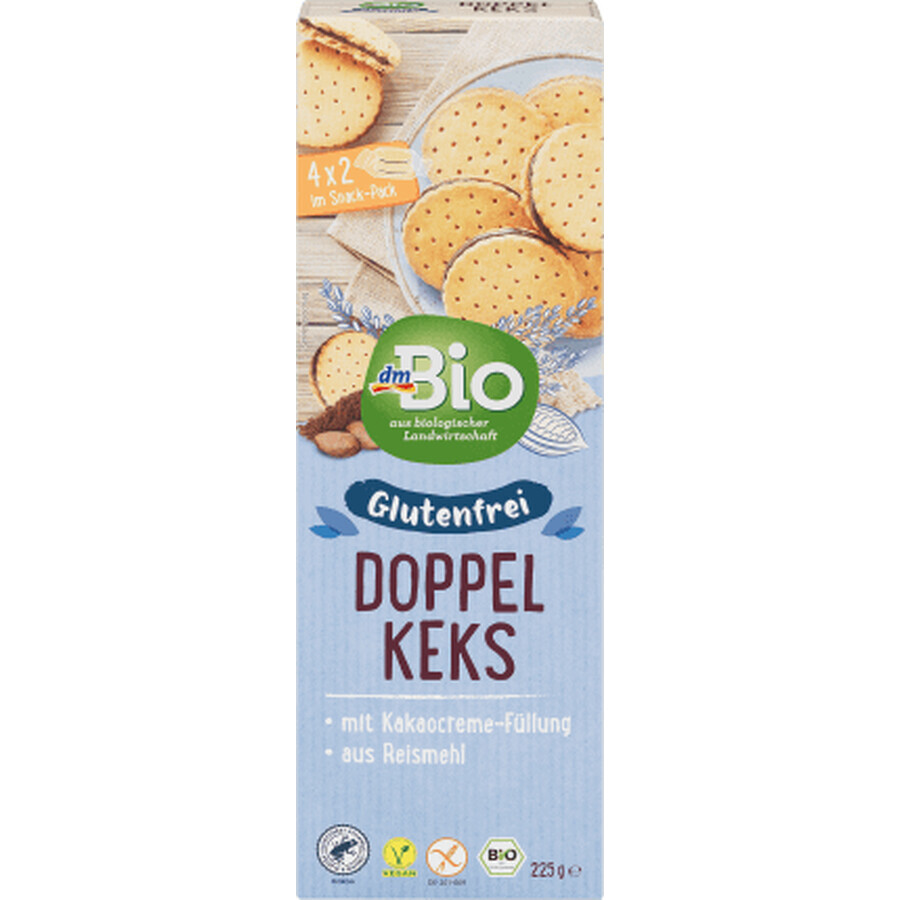 DmBio ECO Glutenvrije Cream Biscuits, 225 g