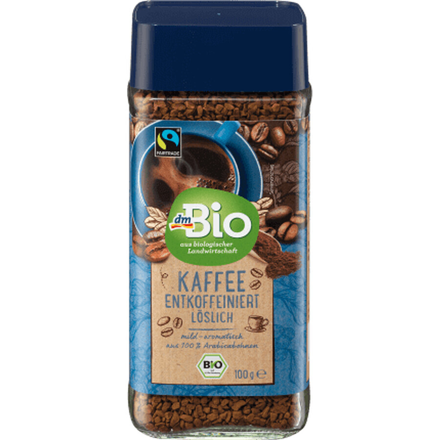 DmBio ECO oplosbare cafeïnevrije koffie, 100 g