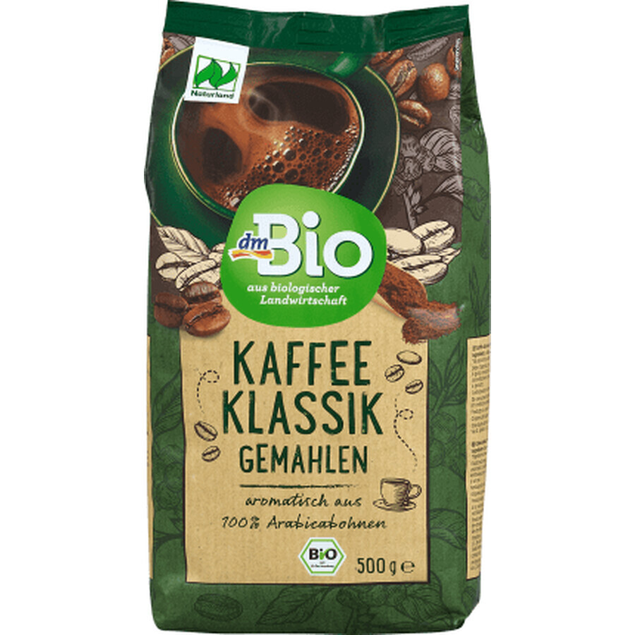 DmBio Naturland Koffie Classic, 500 g