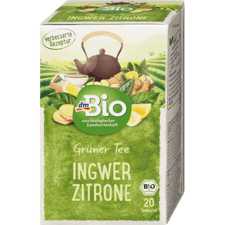 DmBio Groene thee en gember, 40 g