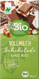 DmBio Melkchocolade met hazelnoten, 100 g