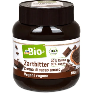 DmBio Crema de chocolate negro para untar ECO, 400 g