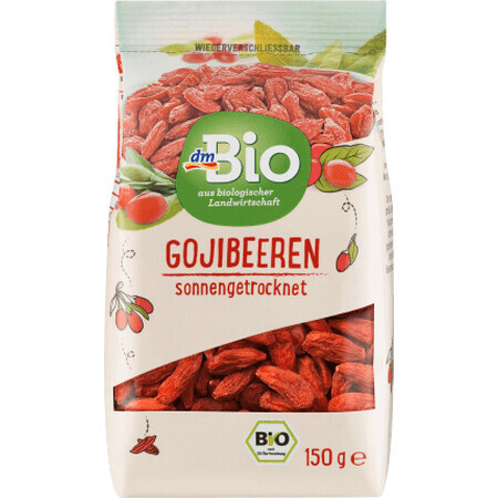 DmBio Gedroogde gojibessen, 150 g