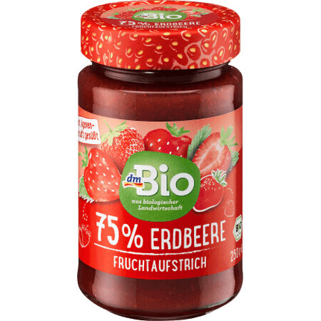 DmBio Gem 75% fraise, 250 g