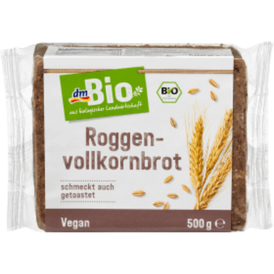 DmBio Volkoren roggebrood, 500 g