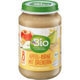 DmBio Purée de pommes et de poires aux céréales 8 +, 190 g