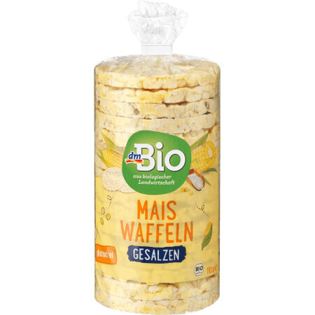 DmBio Hartige maïsrondjes, 110 g