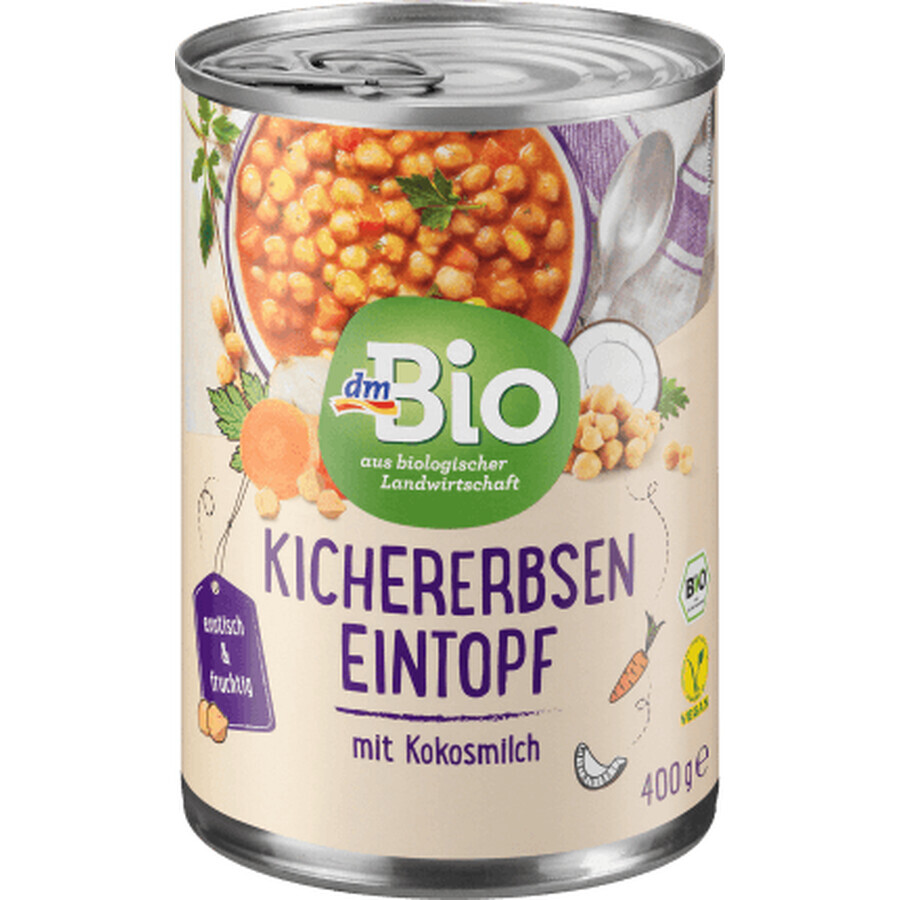 DmBio Ragoût de pois chiches ECO, 400 g