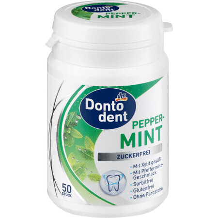 Dontodent Mint kauwgom, 50 g