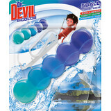 Devil Bicolor polar aqua toilet freshener, 1 pc