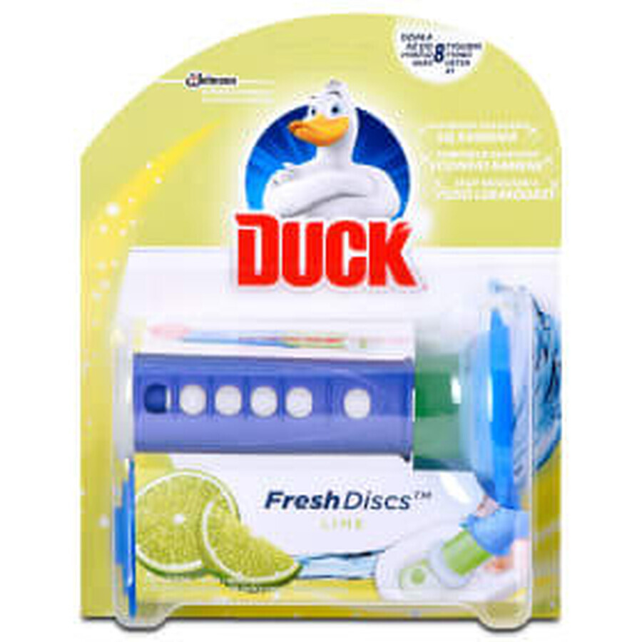 Duck Toiletverfrisser Limoen, 1 st