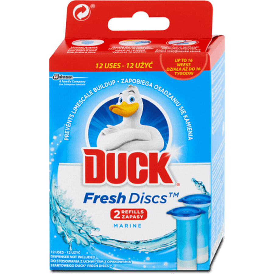 Rafraîchisseur de toilettes Duck Twin Marine, 1 pièce