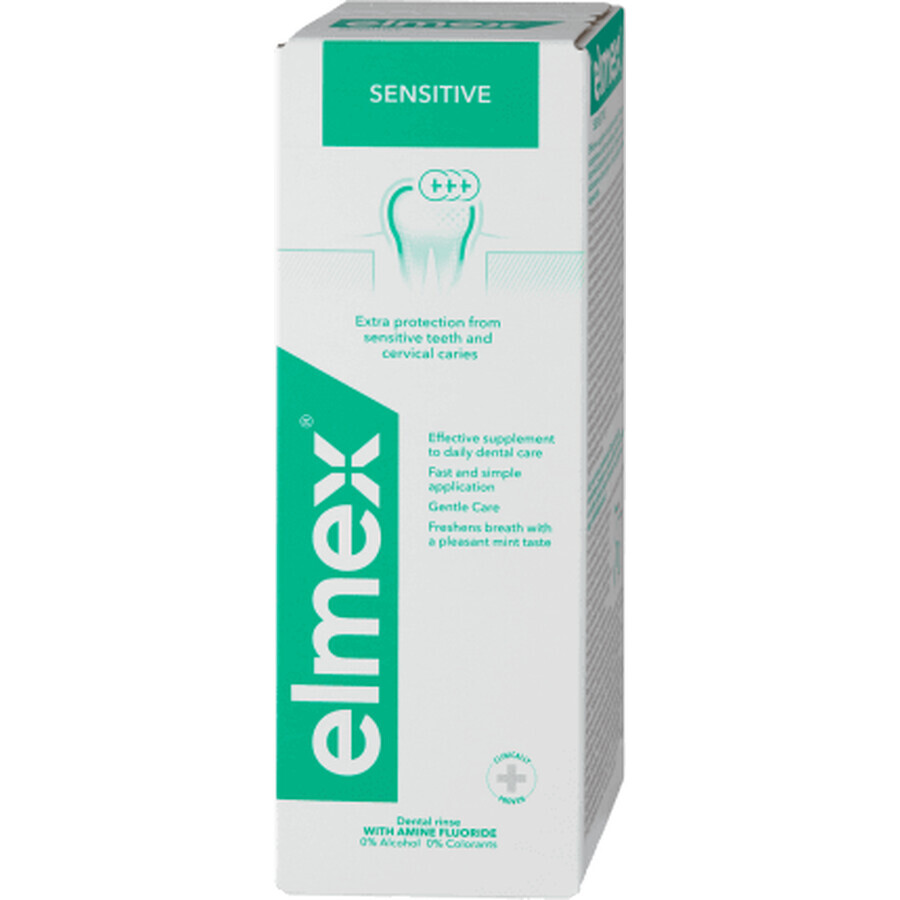 Elmex Sensitive Mondwater, 400 ml