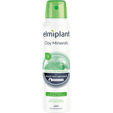 Elmiplant Déodorant anti-transpirant spray aux minéraux d'argile, 150 ml