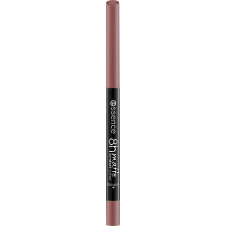 Essence Cosmetics 8h 8h Matte Comfort Lip Liner 02 Seidige Haselnuss, 0,3 g