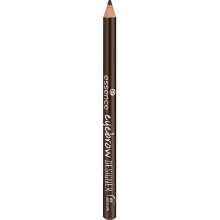 Essence Cosmetics Eyebrow designer crayon à sourcils 02 Brown, 1 g