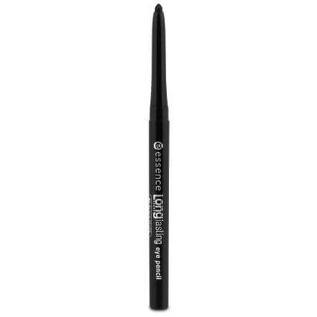 Essence Cosmetics Crayon pour les yeux longue durée 01 Black Fever, 0.28 g