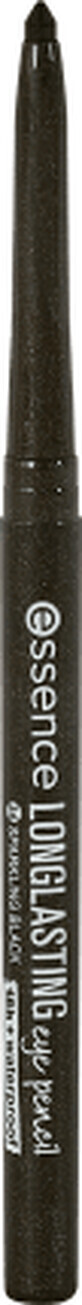 Essence Cosmetics Langhoudend Oogpotlood 34 Sprankelend Zwart, 0,28 g