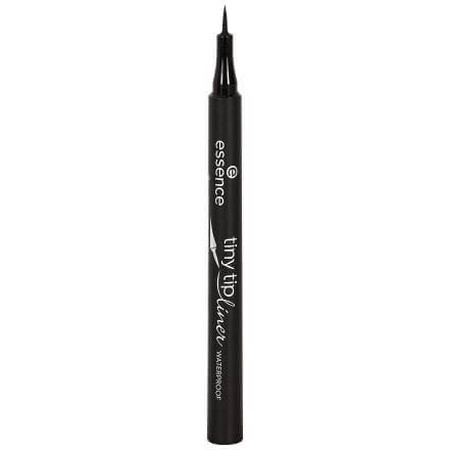 Essence Cosmetics Tiny Tip Liner Waterproof Carioca Liner 01 Diepzwart, 1,1 ml