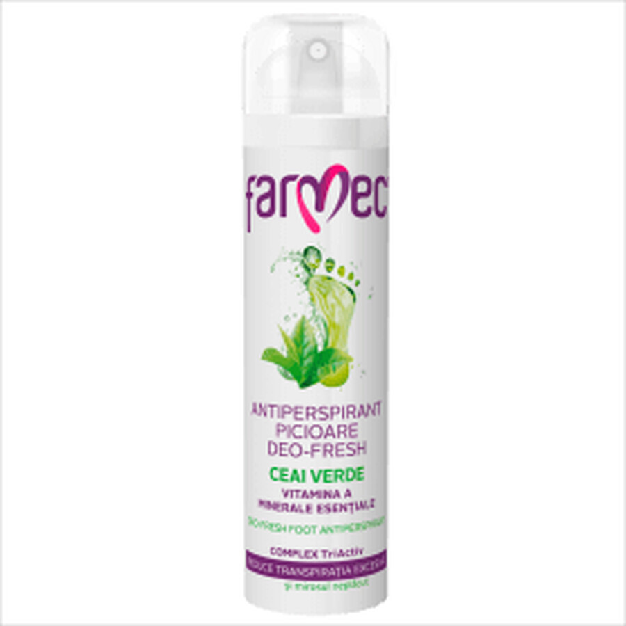 farmec Antiperspirant spray pentru picioare, 150 ml