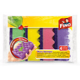 Fino Fino gegolfde keukensponsjes, 4 stuks