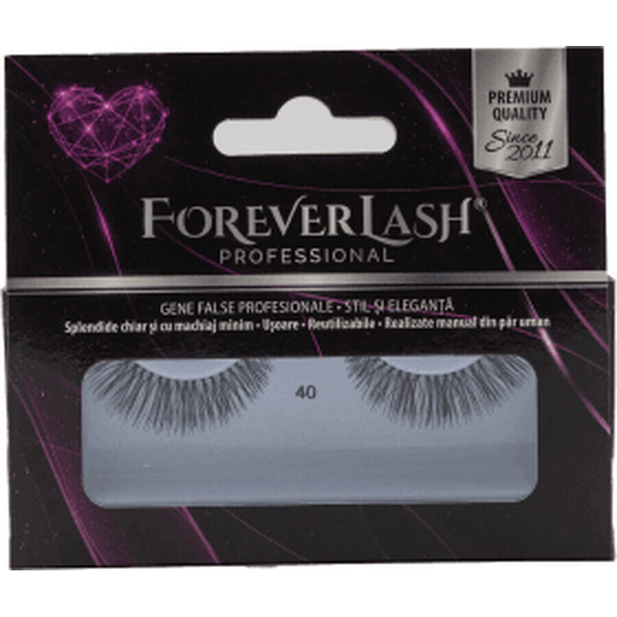 ForeverLash Falsche Wimpern Naturhaarband 40 Natural Touch, 1 Stück