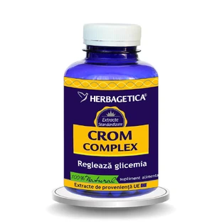 Complejo de cromo, 120 cápsulas, Herbagetica