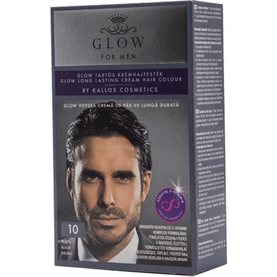 GLOW Tintura per capelli da uomo, 1 pz